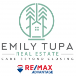 Emily Tupa real estate agent logo